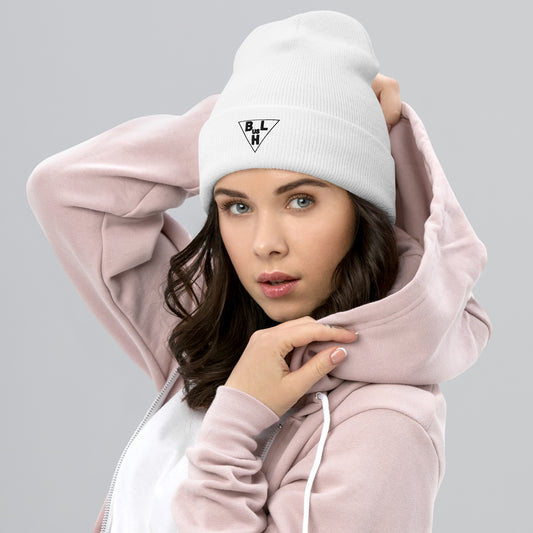 BLusH Embroidered Cuffed Beanie