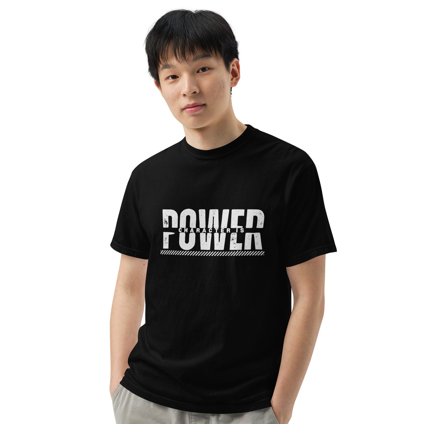 Character is Power Unisex Heavyweight Relaxed Fit T-shirt