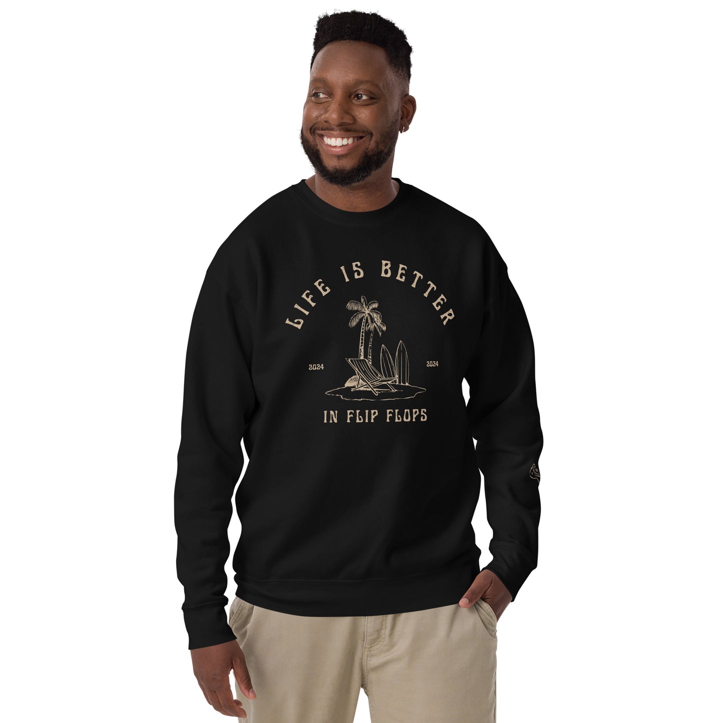 Life is Better in Flip Flops Unisex Crew Neck