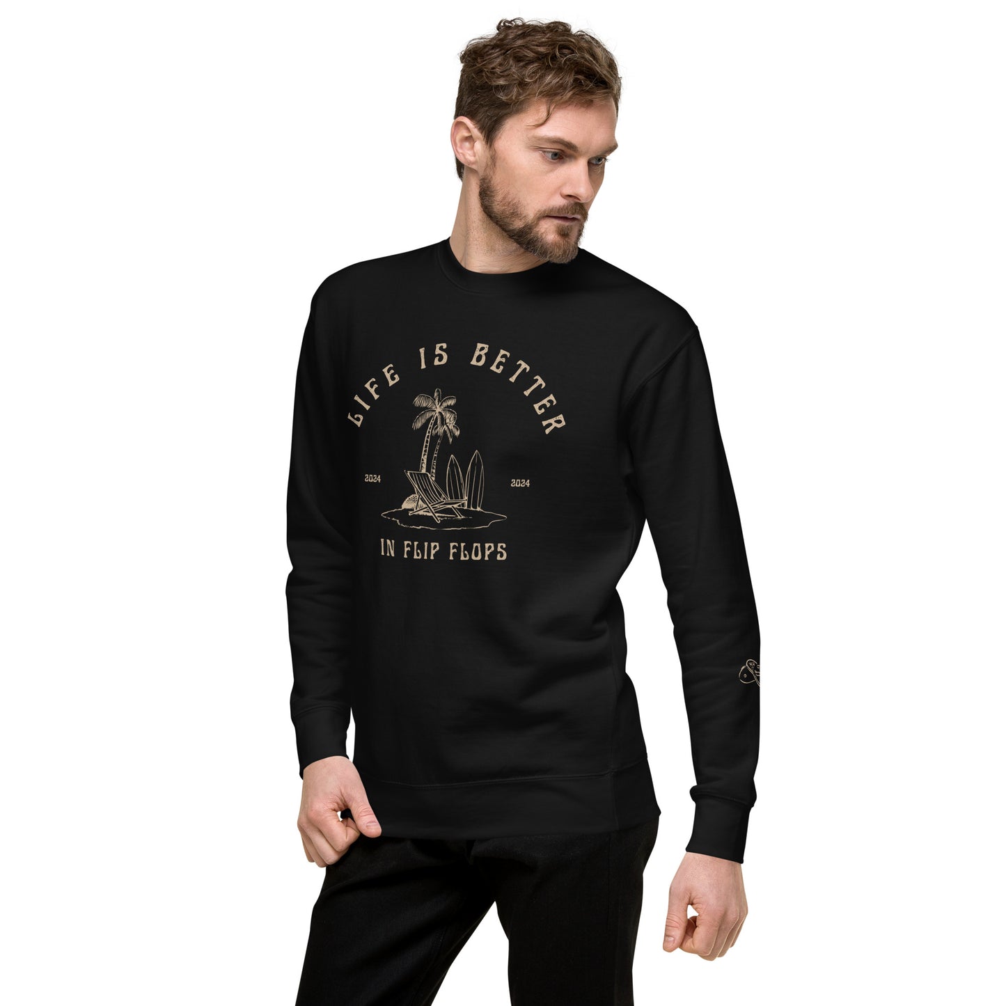 Life is Better in Flip Flops Unisex Crew Neck