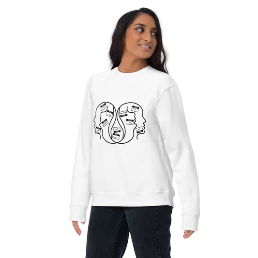 MHH (black & white) Unisex Crew Neck