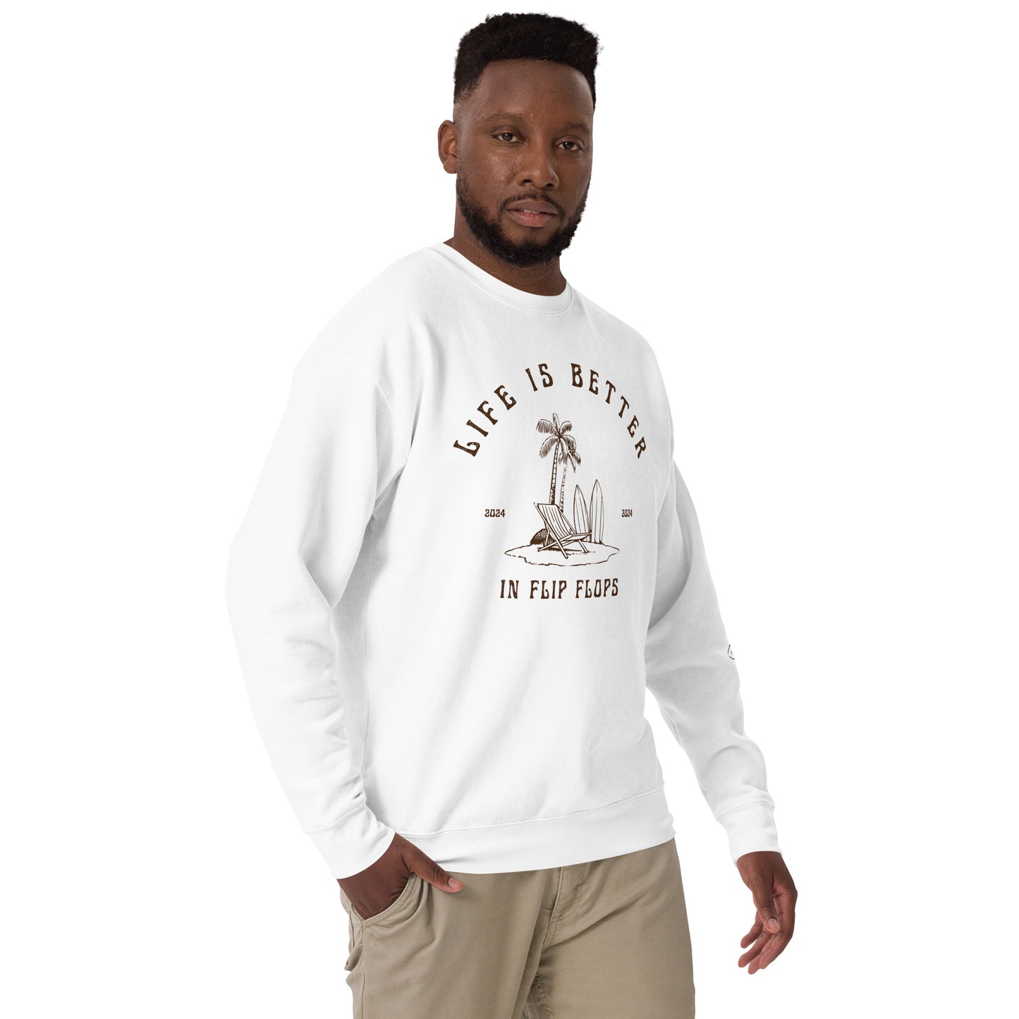 Life is Better in Flip Flops Unisex Crew Neck