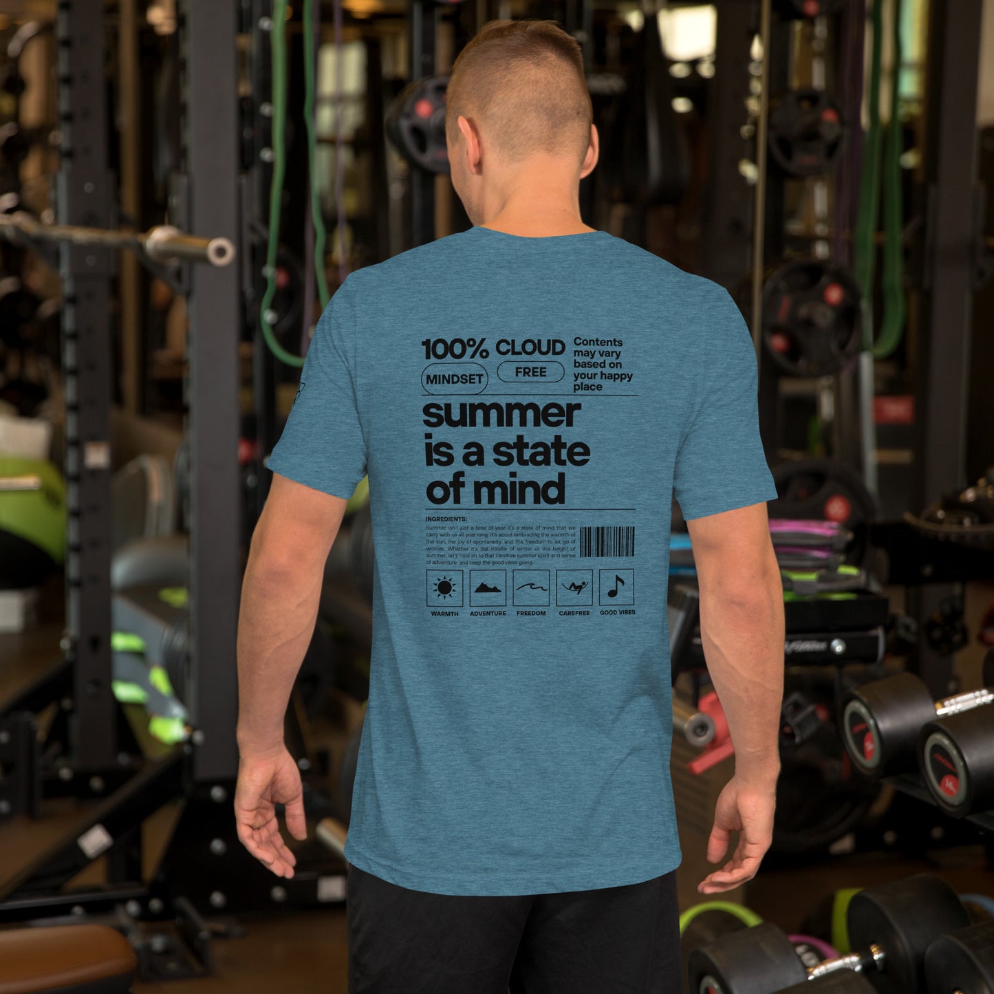 Summer State of Mind Unisex Fitted T-shirt