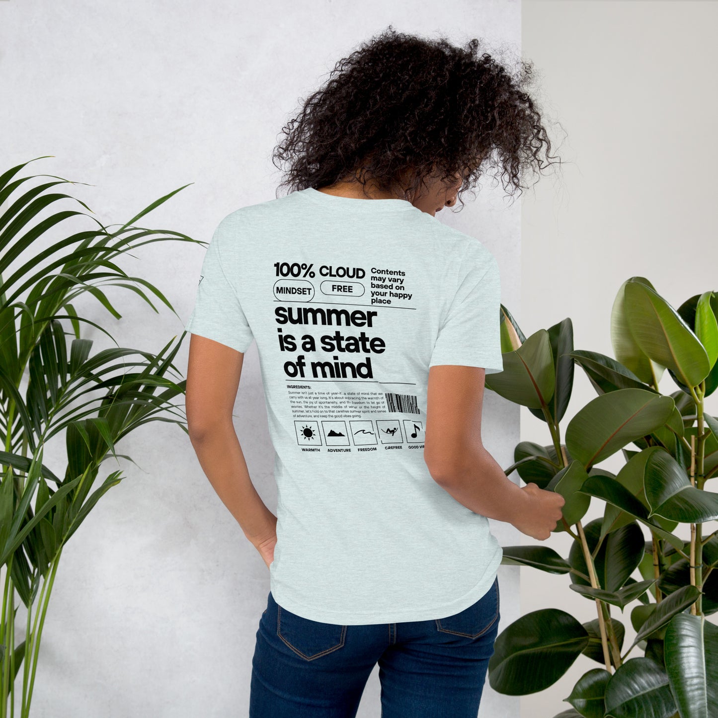 Summer State of Mind Unisex Fitted T-shirt